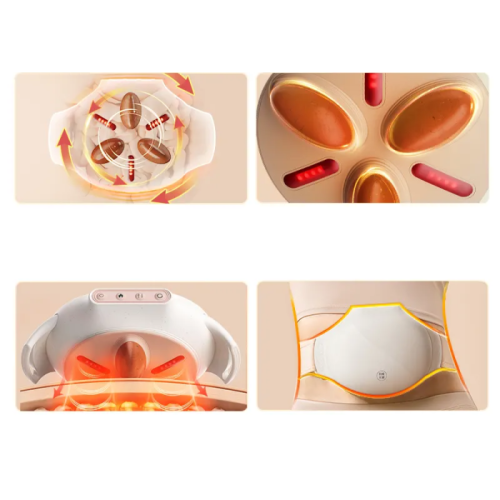 Gua Sha Electric Massager with Heating and Oval Bian Stones