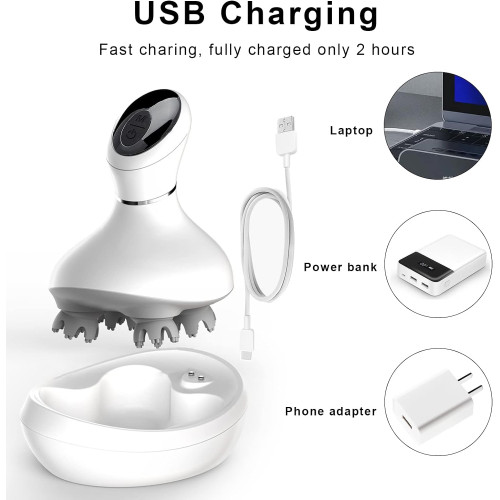 Head massager against hair loss