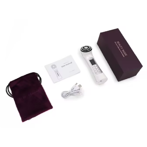 Massager for RF face lifting