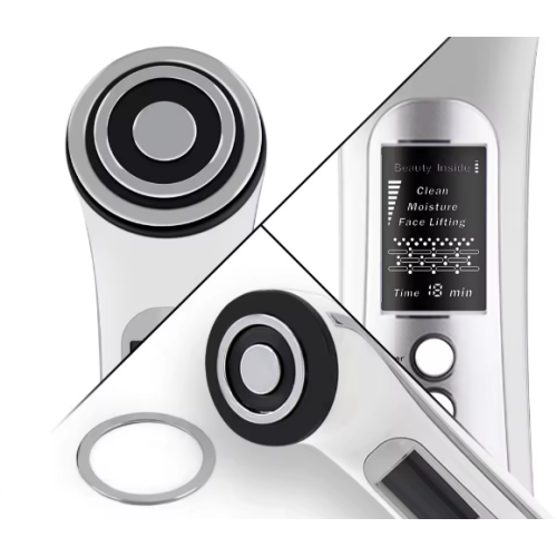 Massager for RF face lifting