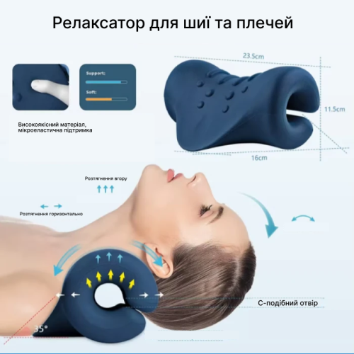 Neck massage support Relaxator