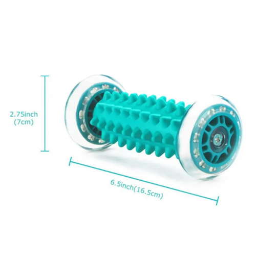 Foot massage roller with large spikes