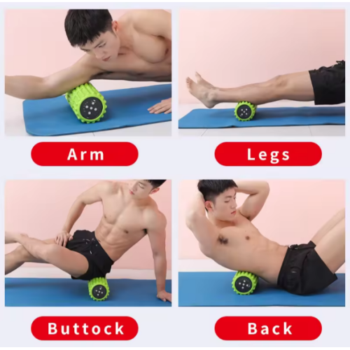 Massage roller with vibration and bluetooth speaker
