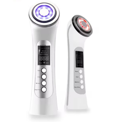 Massager for RF face lifting