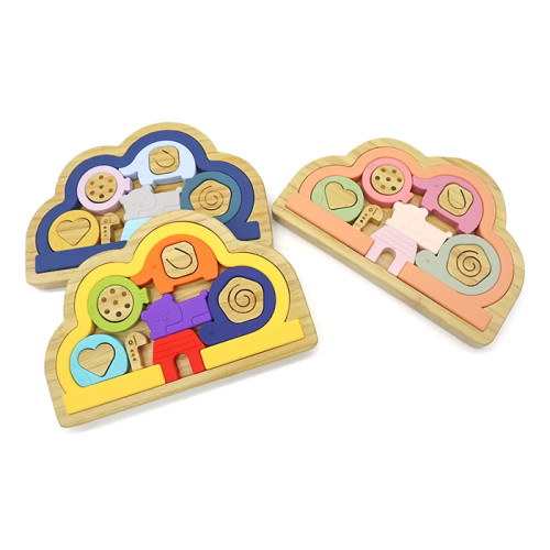 Children's Silicone Puzzle "Fairy Yard"