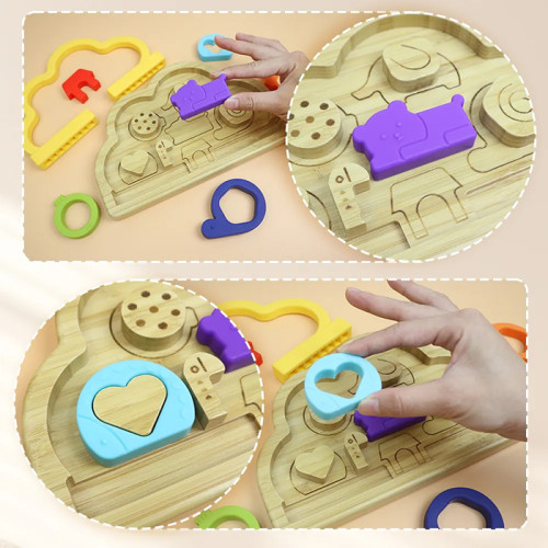 Children's Silicone Puzzle "Fairy Yard"