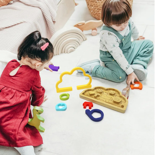 Children's Silicone Puzzle "Fairy Yard"