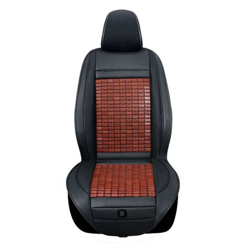 Cooling cape for a car seat with a bamboo covering