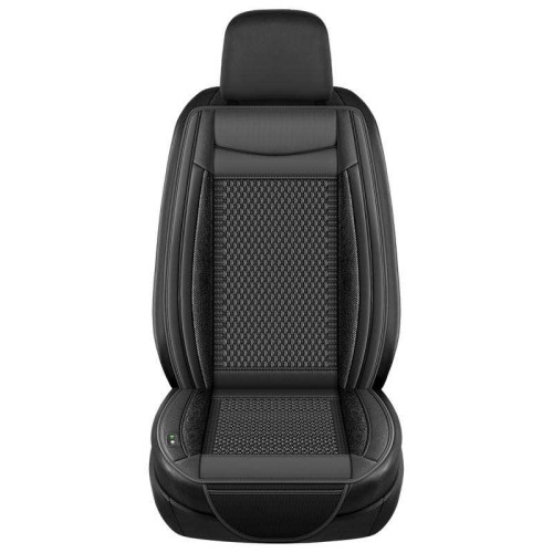 Cooling car seat cover with textile covering