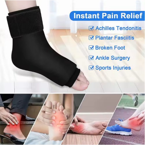 Cooling-warming compress - sock with open toes 