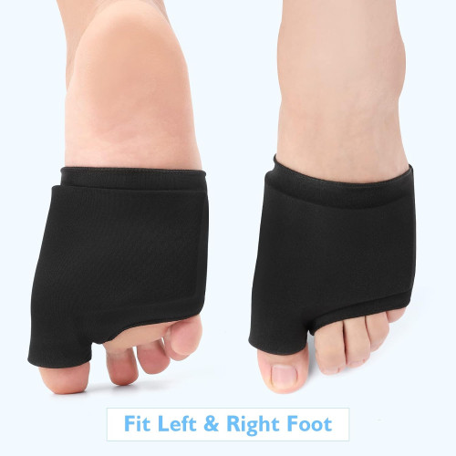 Cooling-warming compress for the front part of the foot