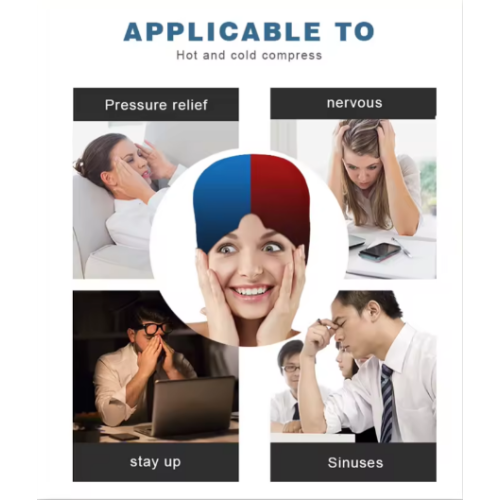 Cooling-warming compress for the head 360°
