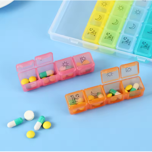 Organizer for pills for 7 days (4 doses)