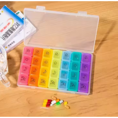 Organizer for pills for 7 days (4 doses)