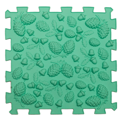 Massage mat "Puzzles Mix" 12 elements Pastel