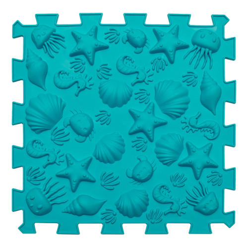 Massage mat "Puzzles Mix" 9 elements Pastel