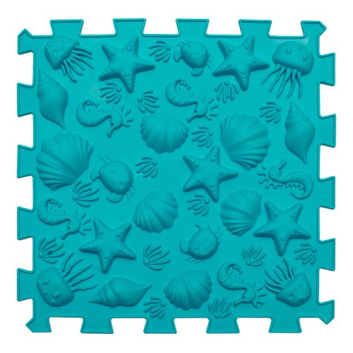 Massage mat Ortek Mega Mix Puzzles 12 elements + 8 Sectors PASTEL