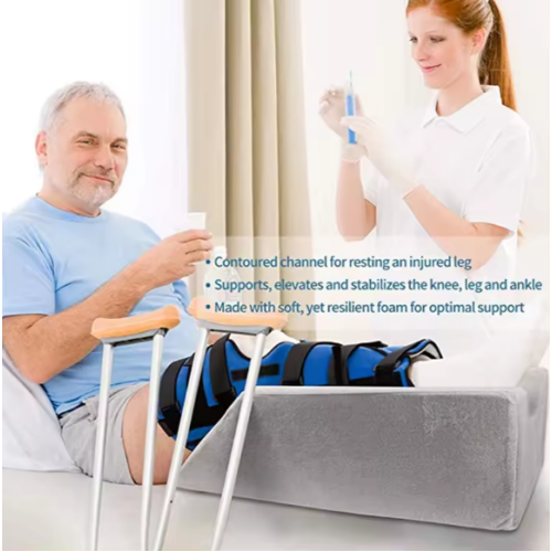 Pillow under the leg for fractures and operations