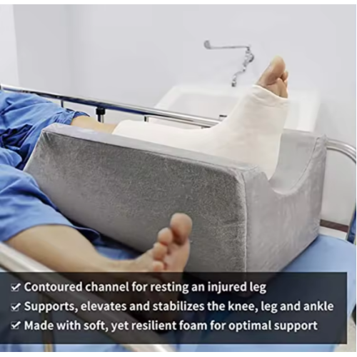 Pillow under the leg for fractures and operations