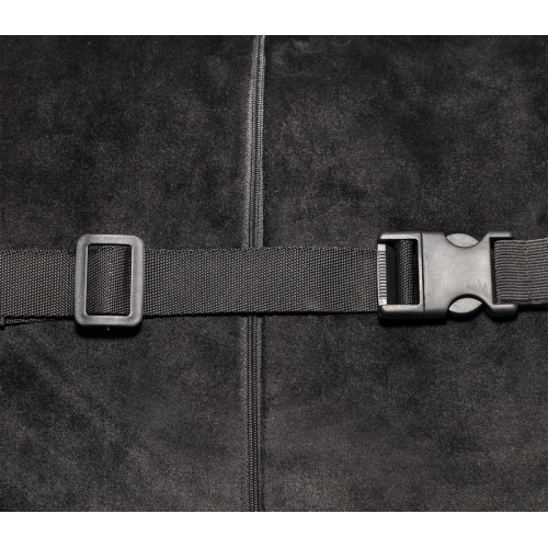 Orthopedic back cushion for the driver with a zipper 34x13x8cm with fastening straps J2508