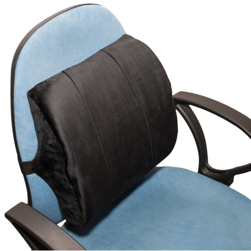 Orthopedic back cushion for the driver with a zipper 34x13x8cm with fastening straps J2508