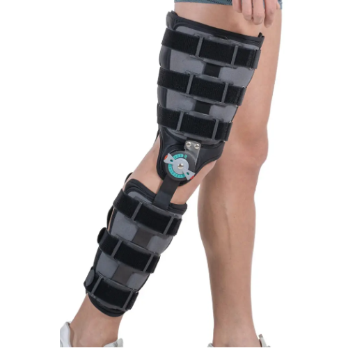 Orthosis for the knee with adjustment of the bending angle W516