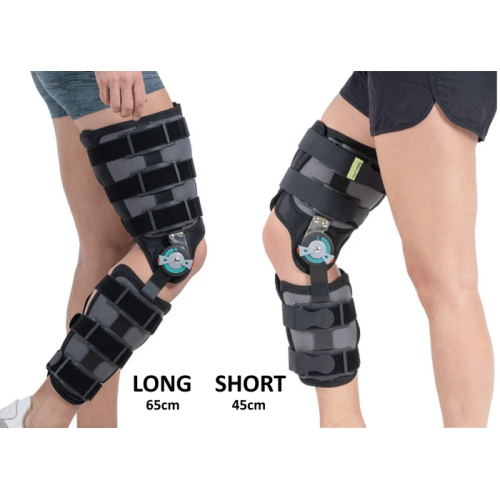 Orthosis for the knee with adjustment of the bending angle W516