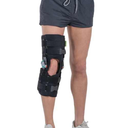Knee pad for circular knee joint, hinged with angle adjustment 38cm W525