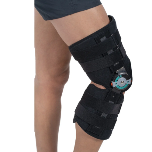 Knee pad for circular knee joint, hinged with angle adjustment 38cm W525