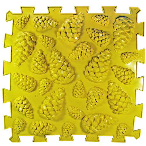 Massage mat Ortek Puzzles Mix of 8 elements