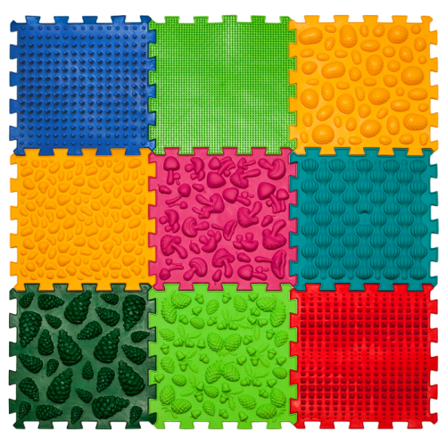 Massage Mat Ortek Puzzles Mix 10 elements
