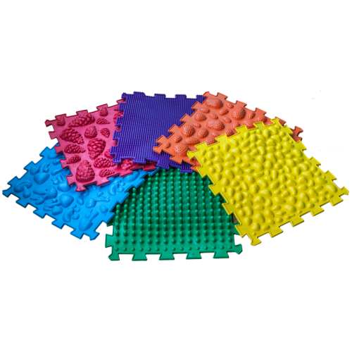 Massage mat Ortek Mix Puzzles 9 elements UPDATED