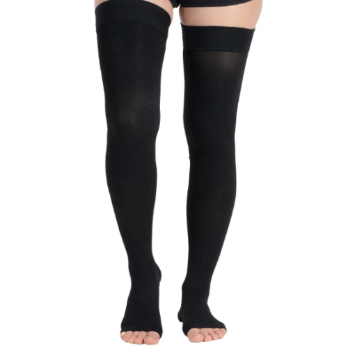 Compression stockings with an open toe compression class 2 W1331