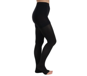 Compression tights with open toe compression class 2 W1333