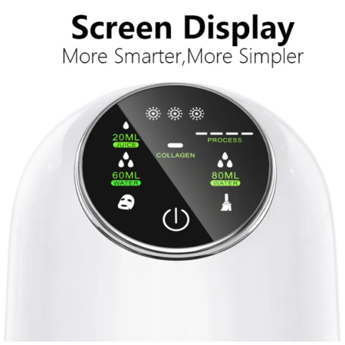 Automatic device for making DIY masks: natural vegetable and fruit collagen face masks