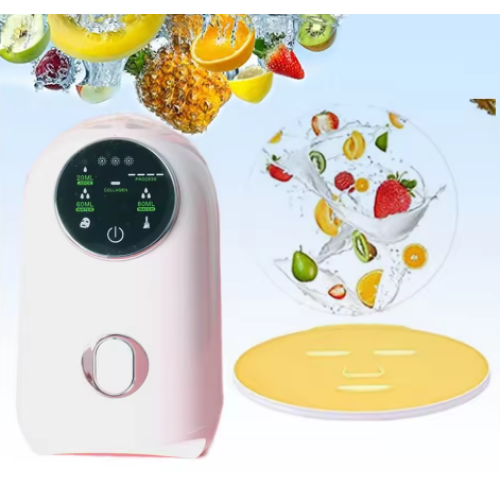 Automatic device for making DIY masks: natural vegetable and fruit collagen face masks
