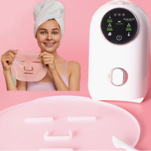 Automatic device for making DIY masks: natural vegetable and fruit collagen face masks