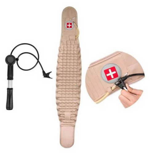 Decompression inflatable belt Bandage for the lower back with a pump Pneumocorset