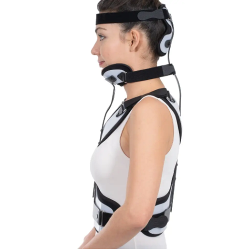 Orthosis for fixation of the cervical and thoracic spine Minerva reinforced W112