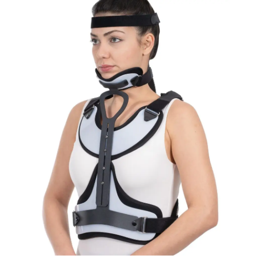 Orthosis for fixation of the cervical and thoracic spine Minerva reinforced W112