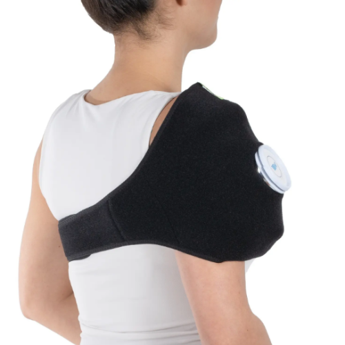 Shoulder bandage with ice bag W227