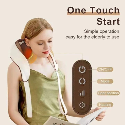 Double massage ball with spikes