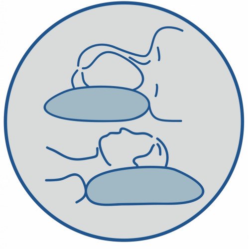 Orthopedic pillow with memory effect Olvi 