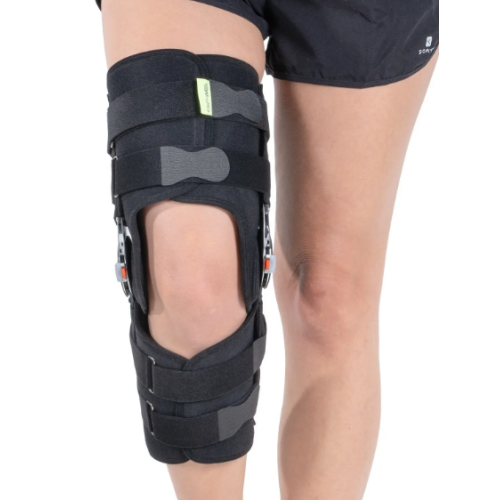 Knee pad for circular knee joint, hinged with angle adjustment 38cm W525