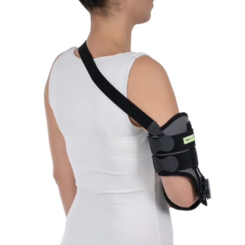 Elbow orthosis with adjustable hinge mechanism W218 Left