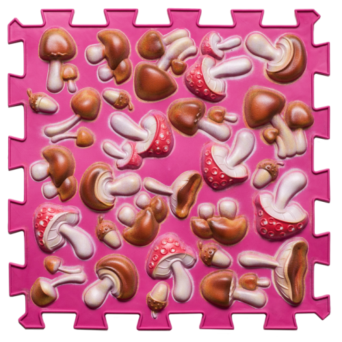 Massage mat Ortek Puzzles Mix of 6 elements