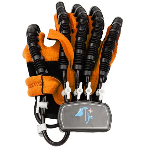 Robot simulator for hand and fingers Rehabilitation of the left hand