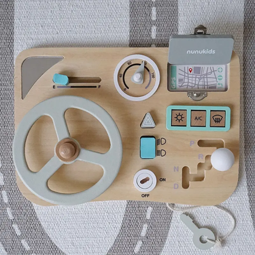 Montessori Busy Board "Car Dashboard"