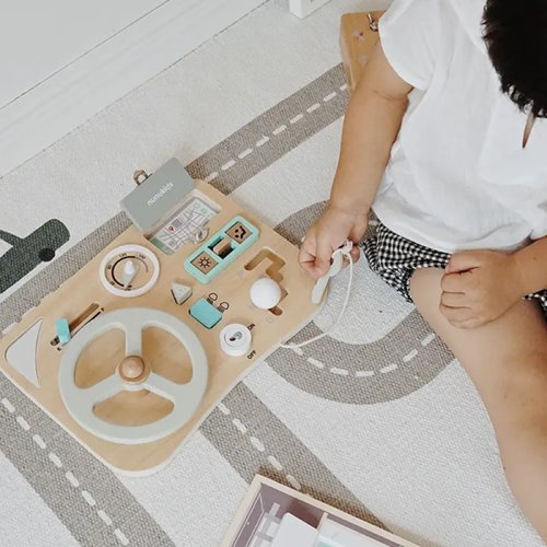 Montessori Busy Board "Car Dashboard"