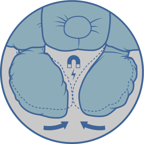 Children's Anatomical Travel Pillow Travel 42x32x6cm Olvi J2302Travel